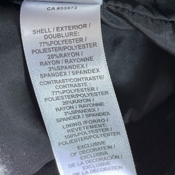 Laundry By Shelli Segal Blue Knit Zip Jacket Sz 2 - Picture 5 of 5